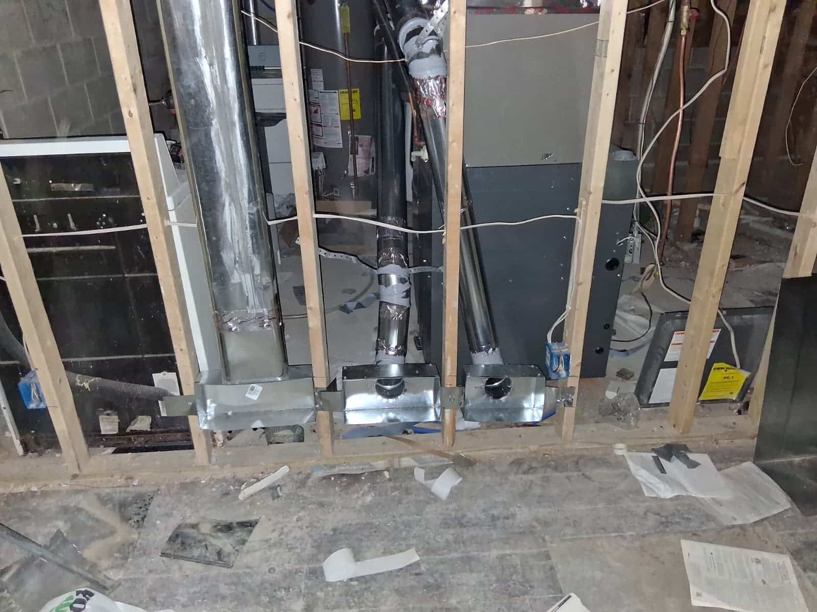 ductwork and HVAC installation to structural prep and system integration