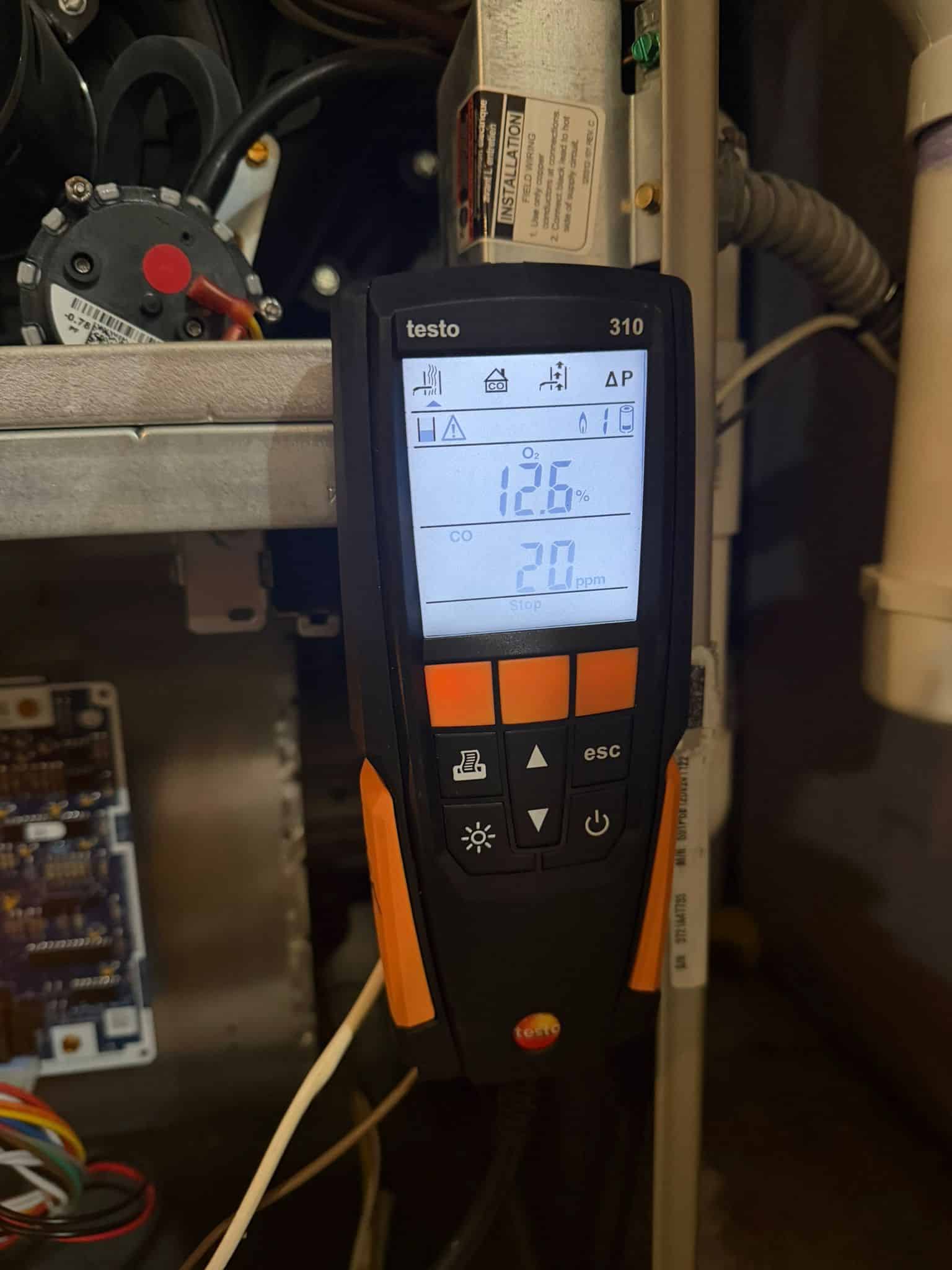 full furnace diagnostic on a Carrier unit